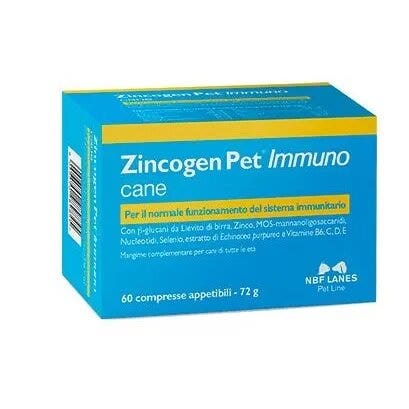 Zincogen Pet Immuno Alimento Complementario para Perros 60 Comprimidos-2