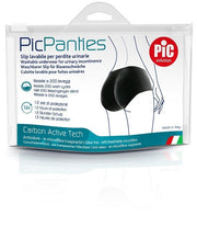 PicPanties Braguitas de mujer, color negro, talla XL