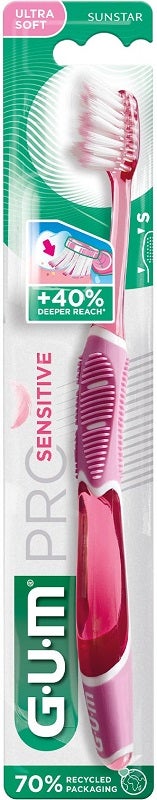 Gum Pro Sensitive Cepillo de dientes de cerdas suaves 1 unidad
