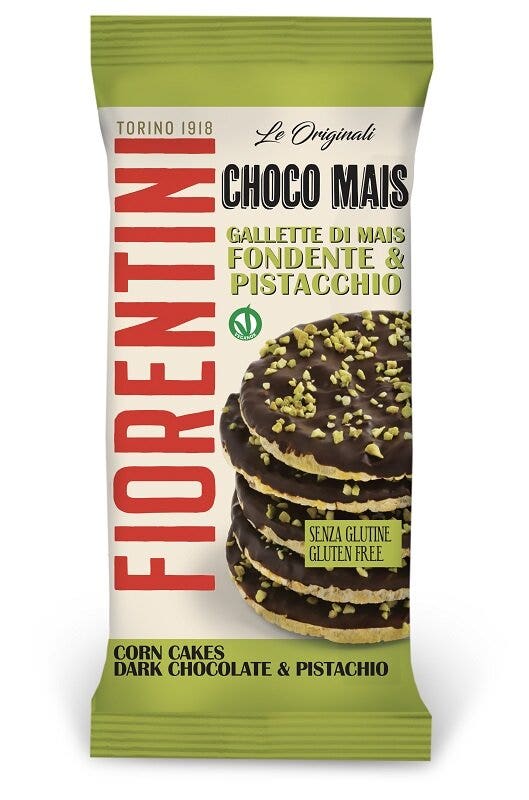 GALLETAS DE MAÍZ RECUBIERTAS DE CHOCOLATE Y PISTACHO