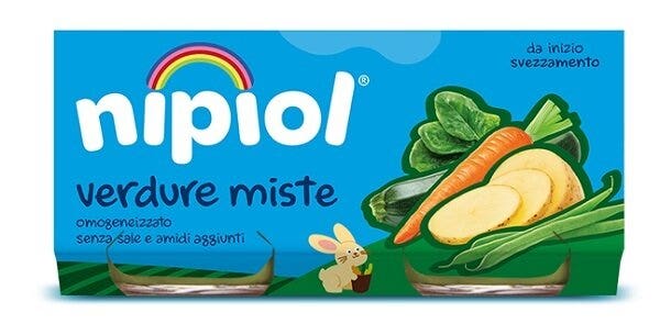 Nipiol Omogeneizzato Verdure Miste 2x80g