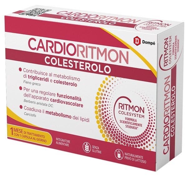 Cardioritmon Colesterol 30 cápsulas - Complemento para el corazón