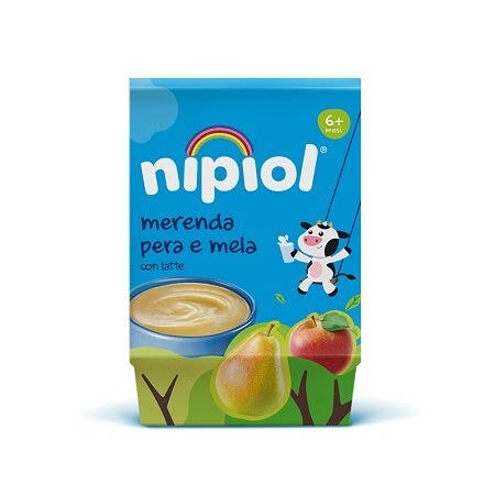 Nipiol Merenda Mela/Pera 2x100g