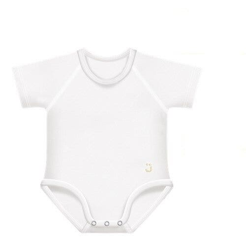 J Bimbi Body 0-36M In Bambu' 4 Stagioni Bianco