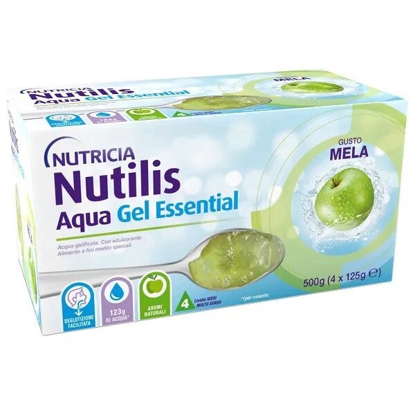 Nutricia Nutilis Aqua Essential Gel de manzana 4 x 125 g