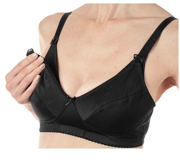 Chicco Mammy Sujetador de lactancia de microfibra negro 3C