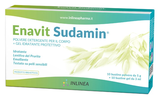 Enavit Sudamin 10 Bustine Polvere Da 5g + 10 Bustine Gel Da 3ml