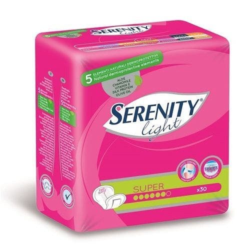 Pañales Serenity Light Lady Super Incontinencia 30 Piezas-2