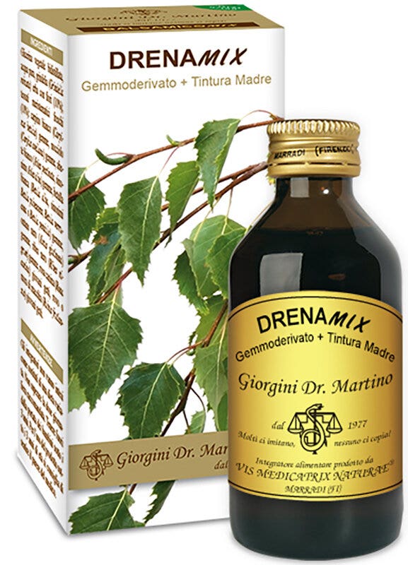 Dr Giorgini Drenamix Gemmoderivato Tintura Madre Sin Alcohol 100ml-1