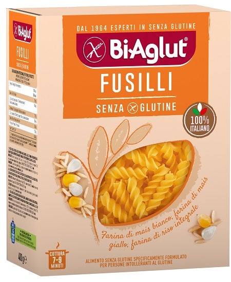 Biaglut Fusilli sin gluten 400 g