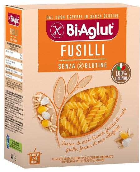 Biaglut Fusilli sin gluten 400 g