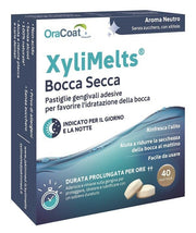 XyliMelts Boca Seca Sabor Neutro 40 pastillas