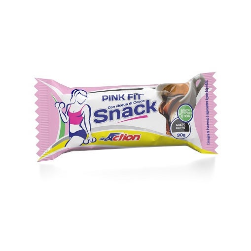 Proaction Pink Fit Snack Ciccolato Café 1 Barrita 30g-2