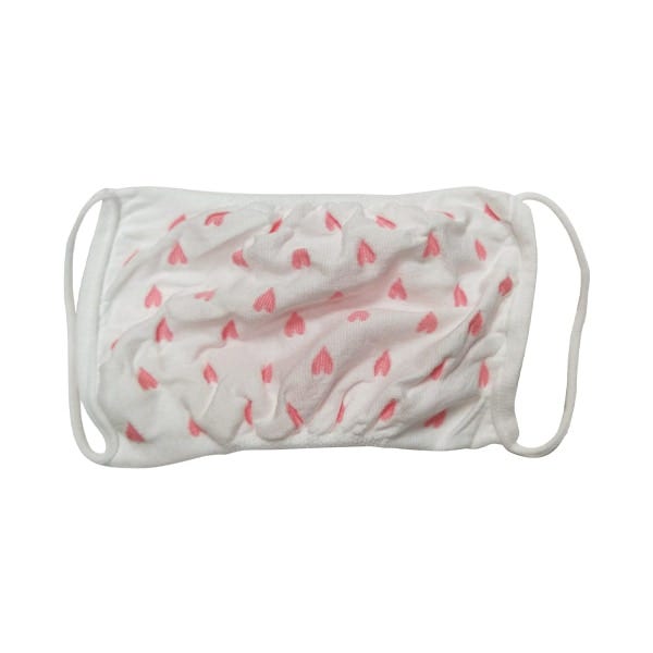 Mascarilla Protectora Infantil Lavable Corazones Fantasía 3 Piezas-3