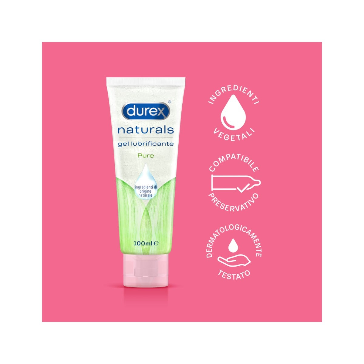 Durex Naturals Gel Puro Lubricante 100ml-14