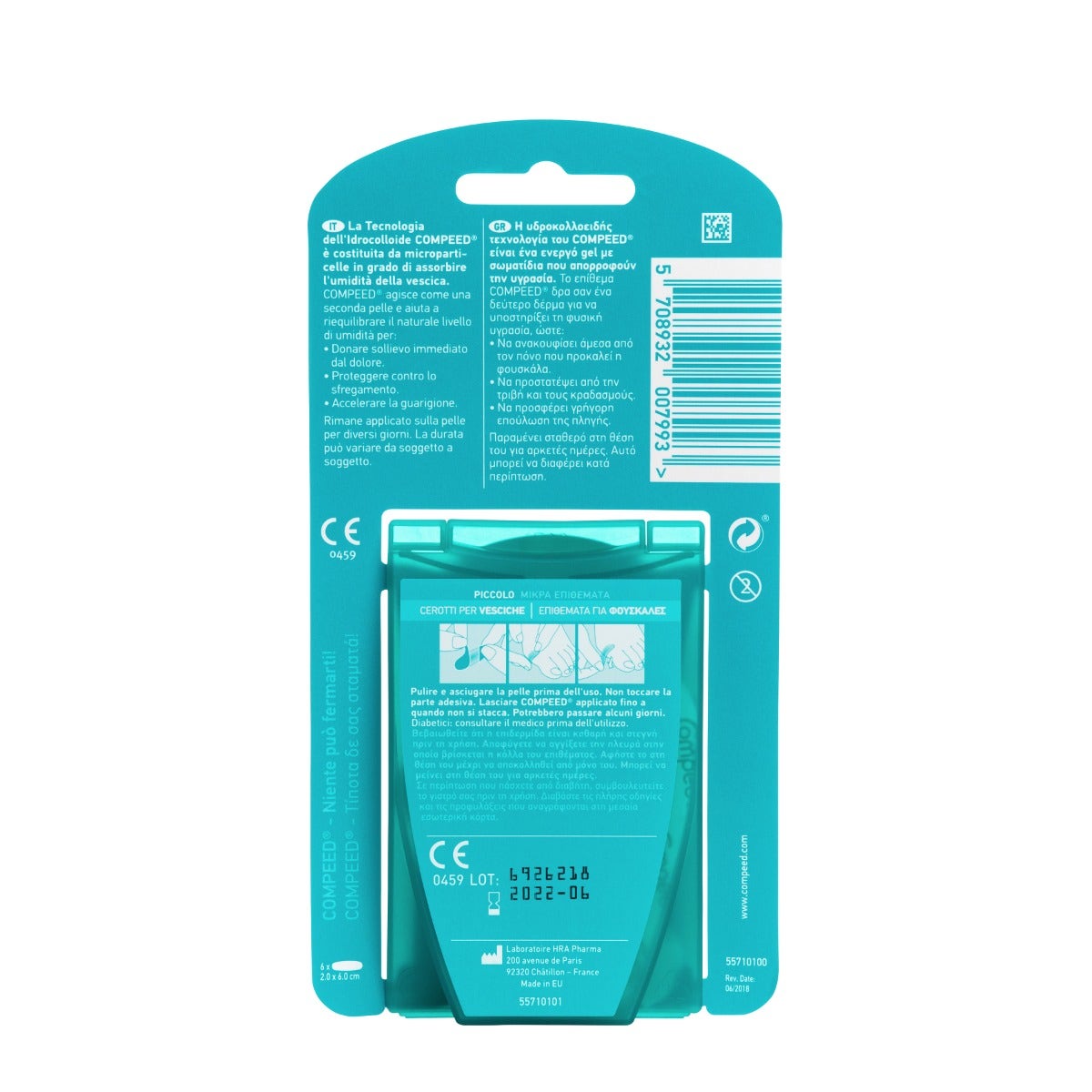 Compeed Cerotti Vesciche Piccolo 6 Pezzi