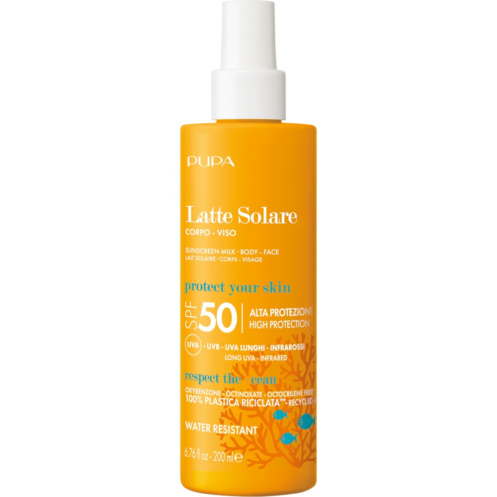 Pupa Leche Solar para Cuerpo y Rostro SPF50 200 ml