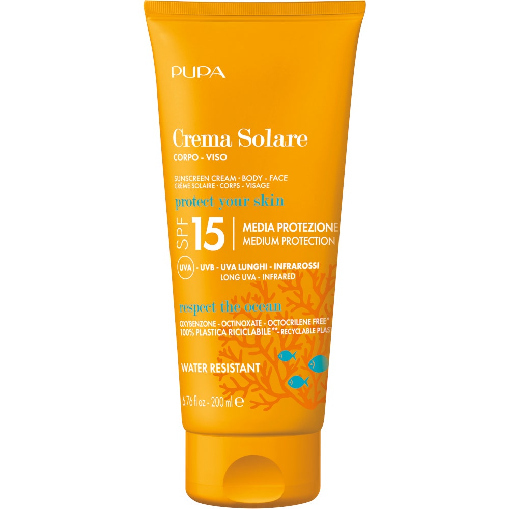 Pupa Crema solar para cuerpo y rostro SPF15 200 ml