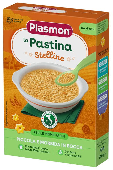 Plasmon La Pastina Stelline 300 g 6 meses+