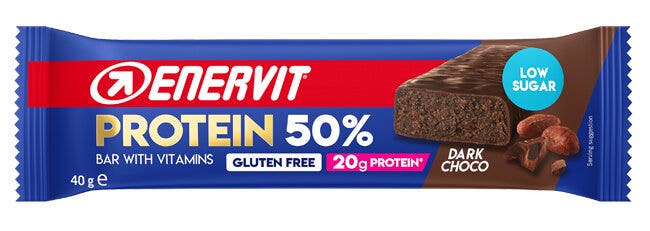 Enervit Protein Barretta 50% Dark Choco 40g