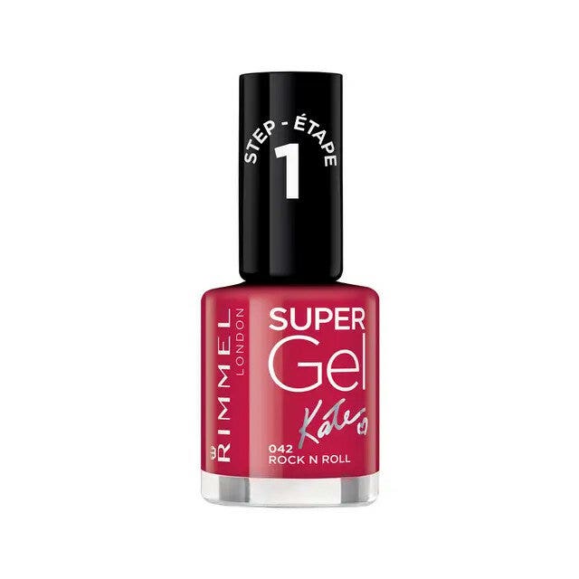 Rimmel Super Gel Esmalte De Uñas Color 042 Rock N Roll 12ml-1
