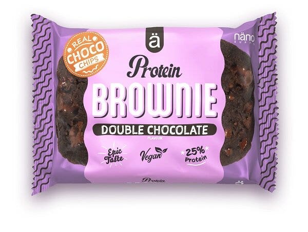 Nano Supps Protein Brownie Gusto Doppio Cioccolato 60g