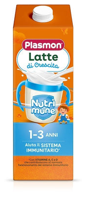 Plasmon Leche de Crecimiento Nutrimune 1-3 años, 1 litro