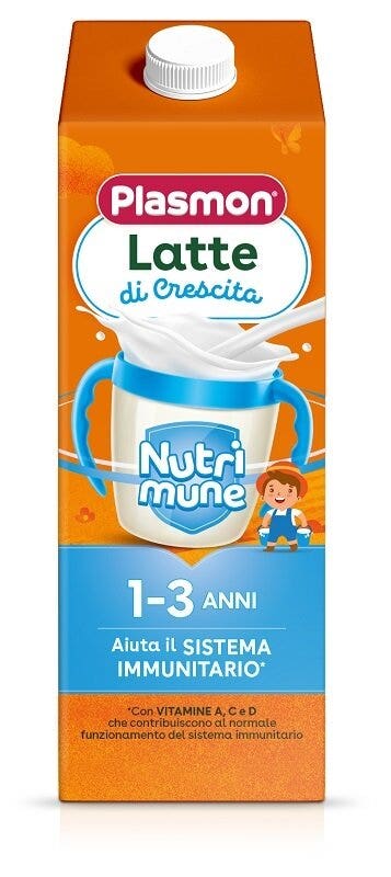 Plasmon Leche de Crecimiento Nutrimune 1-3 años, 1 litro