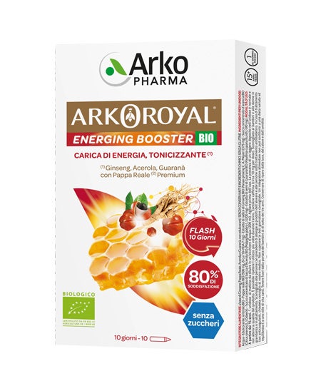 Arkoroyal Jalea Real Premium Energizante Bio Sin Azúcares 10 Viales