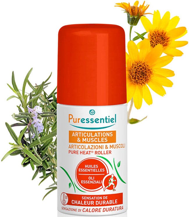 Puressentiel Pure Heat Roller para articulaciones y músculos, 75 ml
