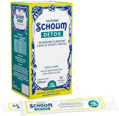Solución Schoum Detox 20 barritas