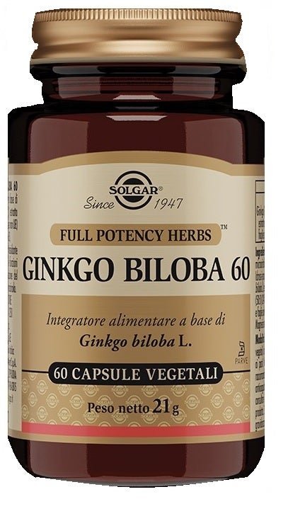 Solgar Ginkgo Biloba 60 60 Cápsulas Vegetales-1