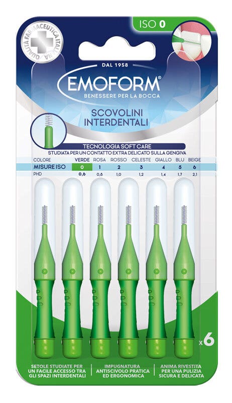 Emoform Hilos interdentales ISO 0, 6 unidades