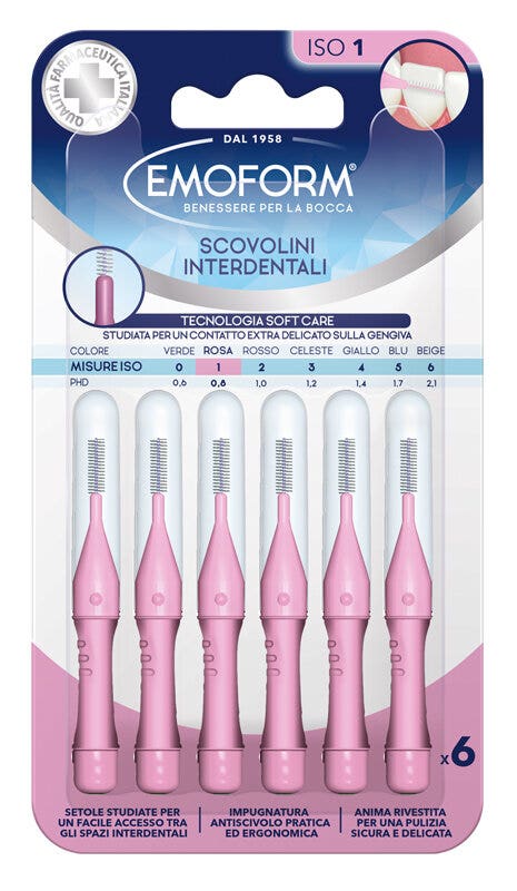 Emoform Hilos interdentales Iso 1, 6 unidades