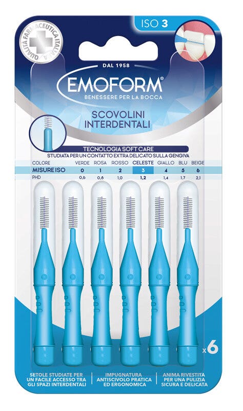 Emoform Hilos Interdentales Iso 3, 6 unidades
