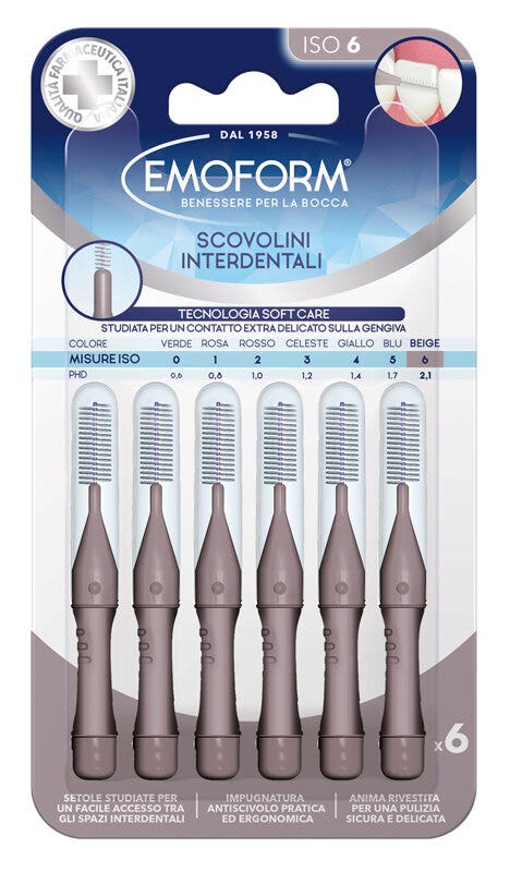 Emoform Hilos Interdentales Iso 6, 6 unidades