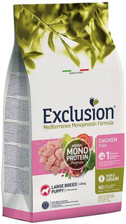 Dorado Exclusion Mediterraneo Monoprotein Noble Grain Puppy Raza Grande Con Pollo Pienso Seco Para Perros 12 kg