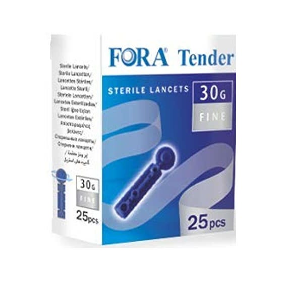 Lancetas Fora Tender Dispositivo de punción 25 piezas-2