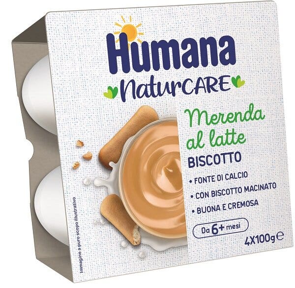 Humana Milk Snack Sabor Galleta 4x100g-1