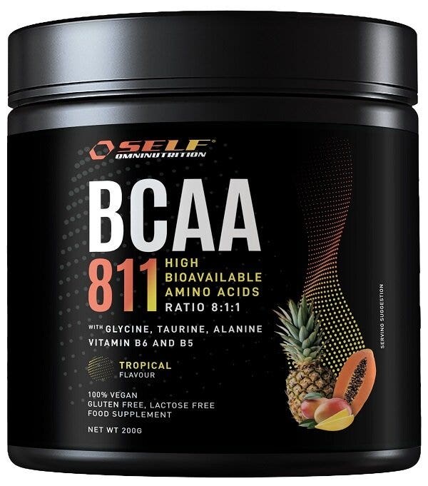 Self Omninutrition BCAA 8:1:1 Sabor Tropical 200 g