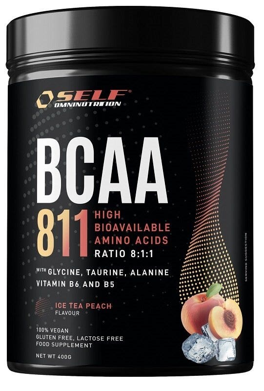 Self Omninutrition BCAA 8:1:1 Sabor a té de melocotón 400 g