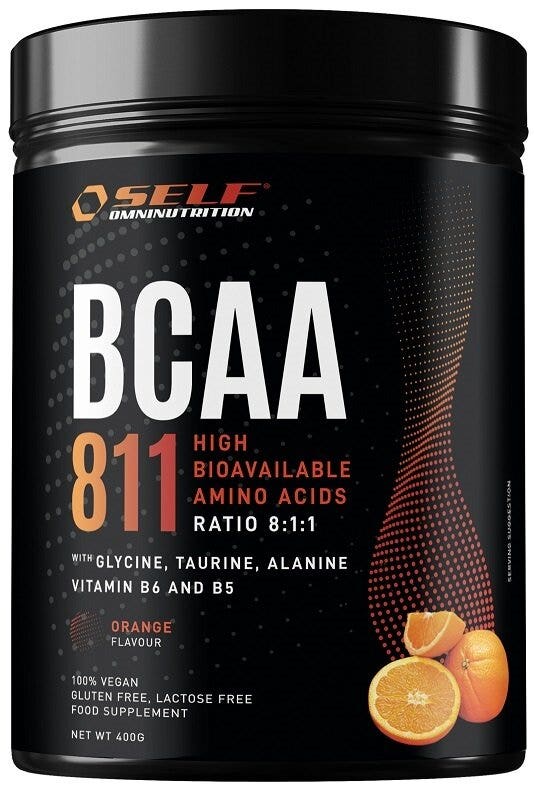 Self Omninutrition BCAA 8:1:1 Sabor a Naranja 400 g
