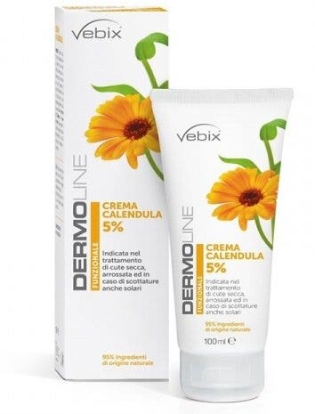 Vebix Dermoline Crema de Caléndula 5 % 100 ml