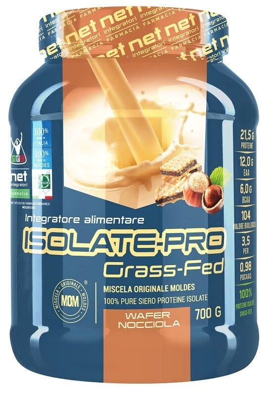 Net Integratori Isolate Pro Proteínas Aisladas Sabor Wafer 700 g