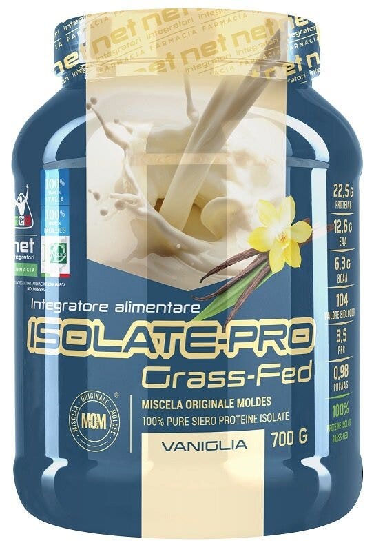 Net Integratori Isolate Pro Proteínas aisladas Sabor vainilla 700 g