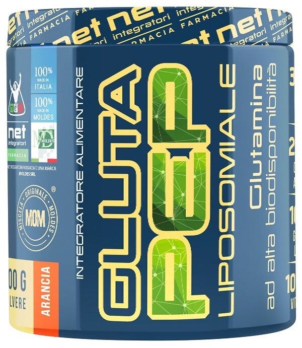 Net Suplementos Gluta Pep Liposomal Sabor a Naranja 200 g
