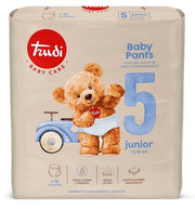 Trudi Baby Pants Pañales tipo braguita Talla 5 Junior 12-18 kg 18 unidades