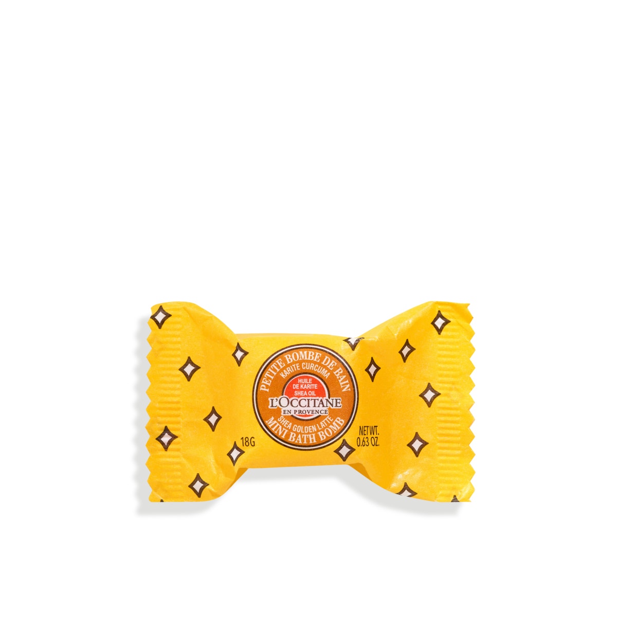L'Occitane Mini Bomba Bagno Karitè E Curcuma 18g