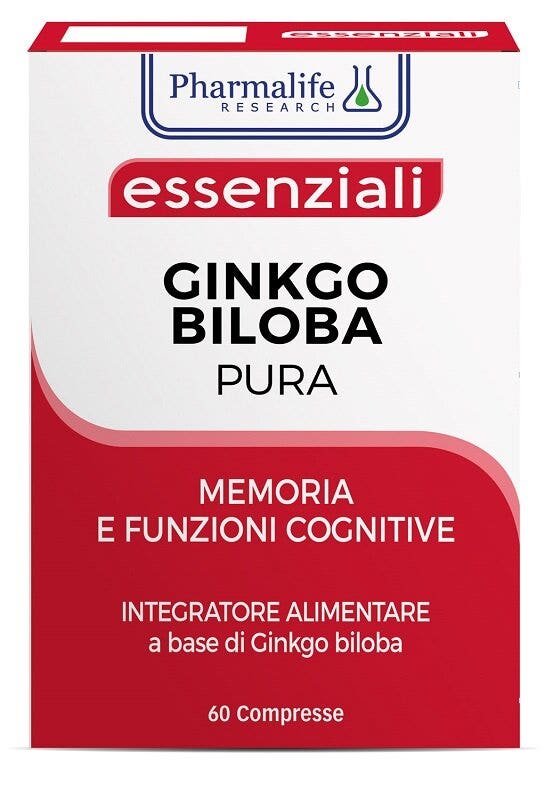 Pharmalife Research Essenziali Ginkgo Biloba Puro 60 comprimidos