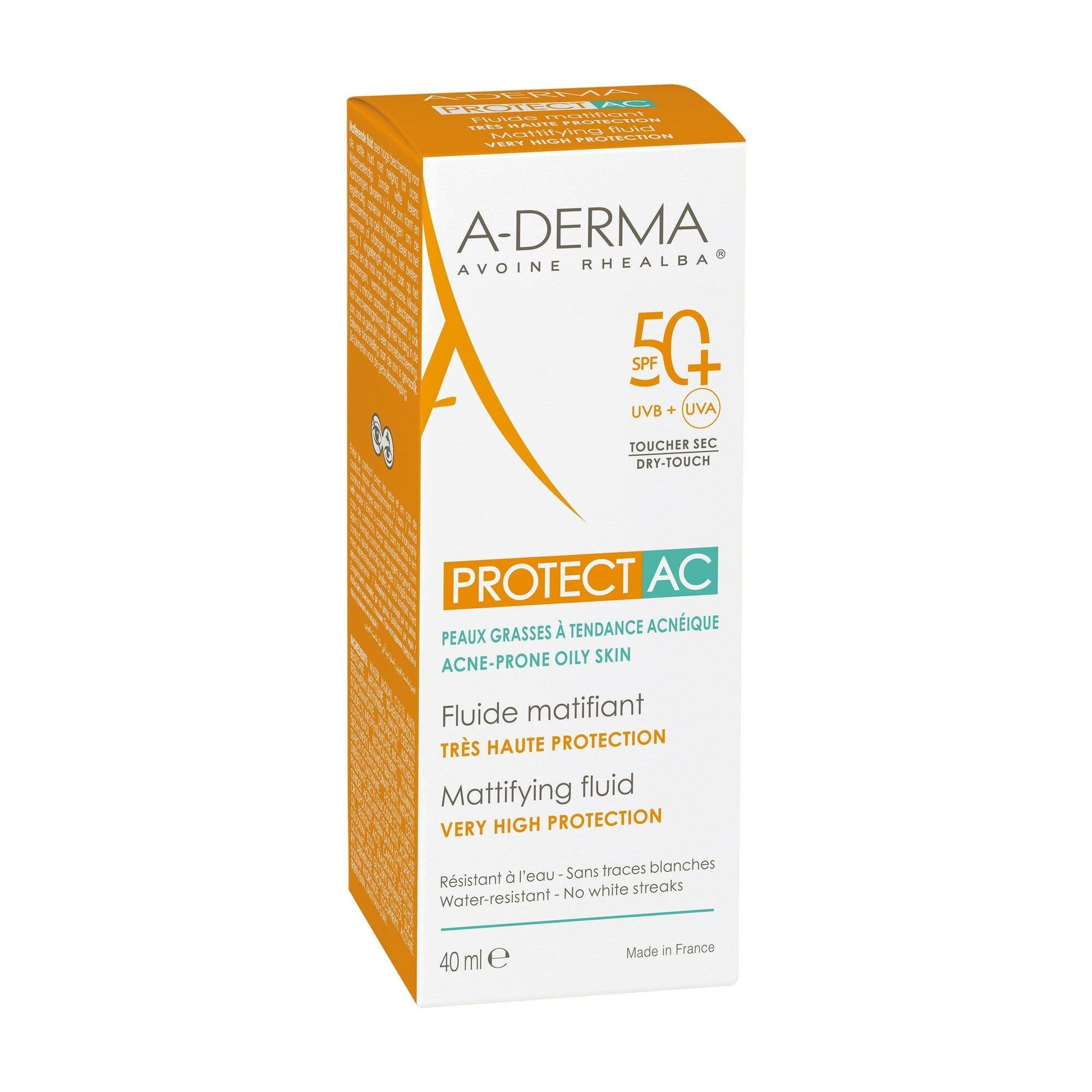 A-Derma Protect AC Fluido Matificante SPF50+ 40ml-8